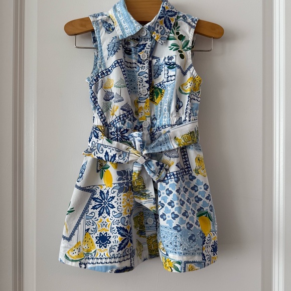 J. Crew Factory Other - J. Crew Factory Little Girls Tie-Waist Shirt Dress